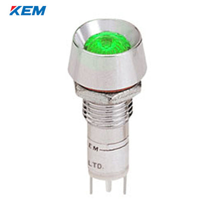 KEM KEM LED Indicator Light, Ø10mm, High-Brightness, DC12V, Green KLBRAU-10D12G