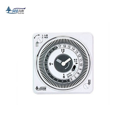 SEOJUN Mechanical Time Switch, Flush Mount, 3W SJP-F16