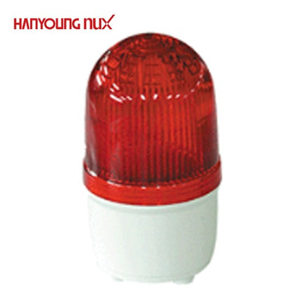 HANYOUNG Warning Light, Ø70, Steady/Flashing, Buzzer, Red, AC110-220V SLB060-PFA11R