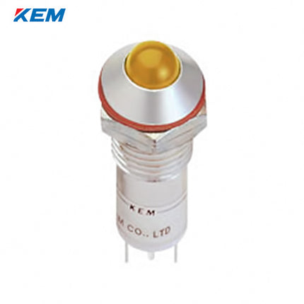 KEM KEM LED Indicator Light, Ø12mm, Standard-Brightness, DC48V, Yellow KLH-12D48Y