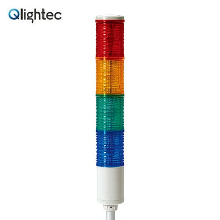 QLIGHT Signal Tower Light, LED, 4-Tier, DC12V ST56L-BZ-4