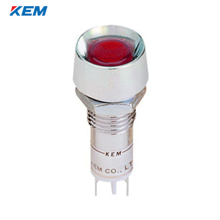 KEM KEM LED Indicator Light, Ø12mm, High-Brightness, DC12V, Red KLDU-12D12R