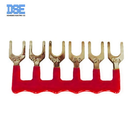 DONGSEO Short Bar, 6P, 7 mm, Red (RD), 10A DSSB-7.0