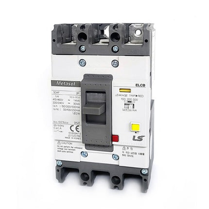 LS ELECTRIC Industrial Earth Leakage Circuit Breaker (ELCB), 60A, 100mA EBN63c