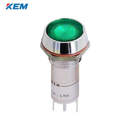 KEM KEM LED Indicator Light, Ø12mm, High-Brightness, DC24V, Green KLEU-12D24G