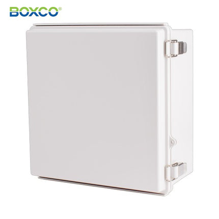 BOXCO Terminal Box, Plastic Enclosure, Hinge Type, ABS, Gray Cover BC-AGP-303015