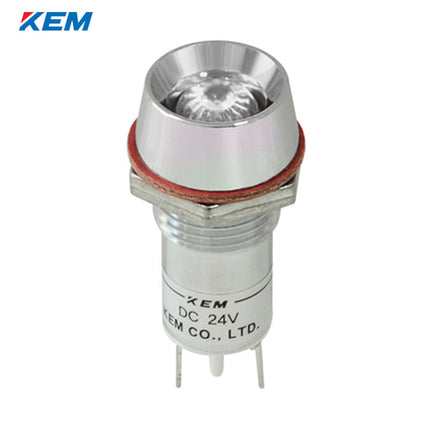 KEM KEM LED Indicator Light, Ø12mm, High-Brightness, AC220V, White KLRAU-12A220W