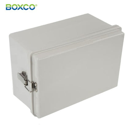 BOXCO Terminal Box, Plastic Enclosure, Hinge Type, ABS, Gray Cover BC-AGH-302018