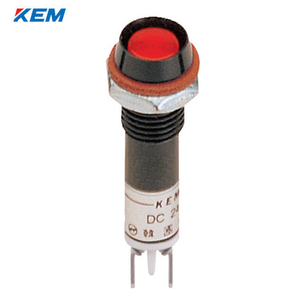 KEM KEM LED Indicator Light, Ø8mm, High-Brightness, AC110V, Red KLDSU-08A110-R