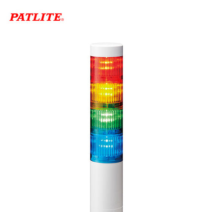 PATLITE Signal Tower Light, Ø50, 4-Tier, LED, DC24V LR5-402LJNW-RYGB