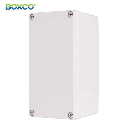 BOXCO Terminal Box, Plastic Enclosure, Bolt Type, ABS, Gray Cover BC-AGS-081608
