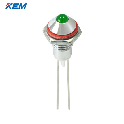KEM KEM LED Indicator Light, Ø6mm, DC3V, Green KLH-06D03G