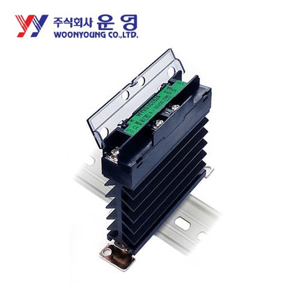 WOONYOUNG Solid State Relay (SSR), Socket Type, DIN Rail Mount WYVH1C15Z4