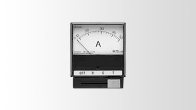 MITSUBISHI ELECTRIC AC Ammeter Square Panel Meter Y-2N Series