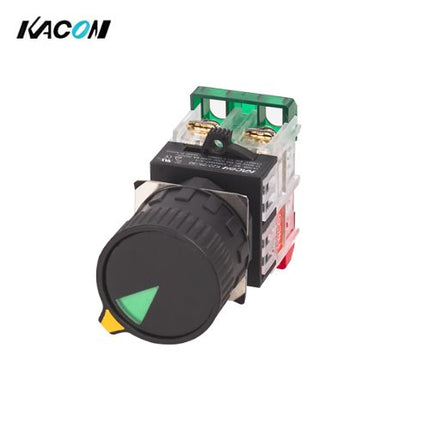 KACON Push-Type Selector Switch, Ø25, 2a Contact K25-21S