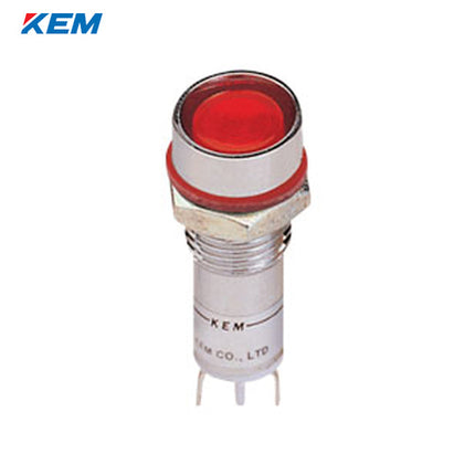 KEM KEM LED Indicator Light, Ø12mm, High-Brightness, DC48V, Red KLFU-12D48R