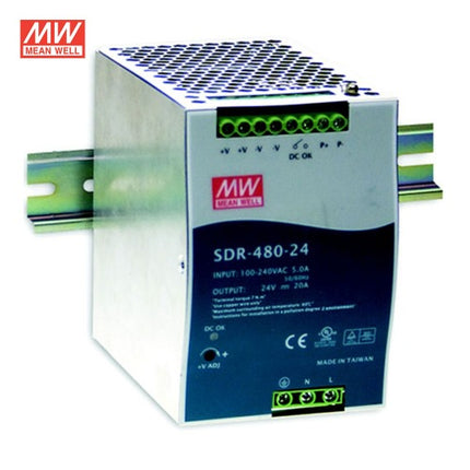 MINWELL Switching Power Supply (SMPS), DIN Rail Mount SDR-480-48
