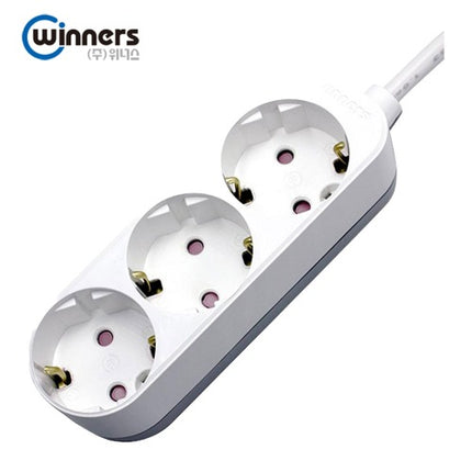 WINNERS Power Strip (Multi-Tap Cord), 3-Outlet, No. 2, 1.5 m MTP1-22630