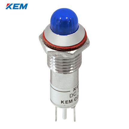 KEM KEM LED Indicator Light, Ø10mm, High-Brightness, AC220V, Blue KLCRAU-10A220B
