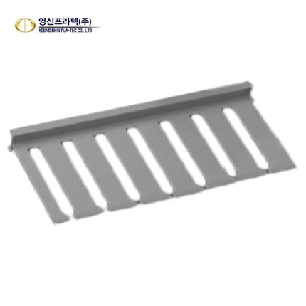 YOUNSHIN PLATEC Double Divider, 2 m, Gray, DW-O G (Pack of 2) 100L