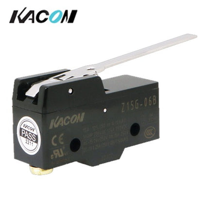 KACON Micro Switch, Compact, Hinge Long Lever Type Z15G-06B