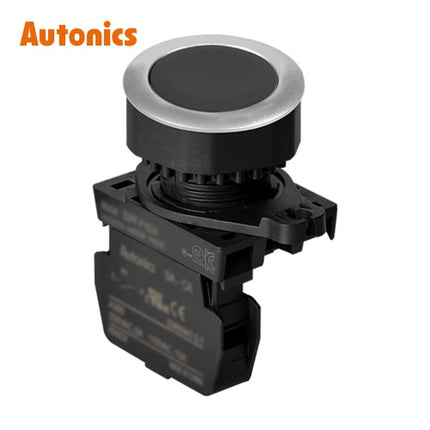 AUTONICS Push Button Switch, Non-Illuminated, Ø30mm, Black, 1a S3PF-P1KA