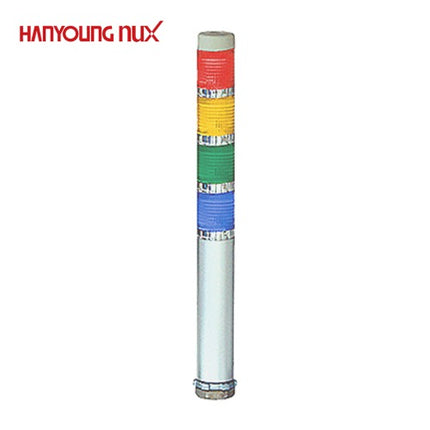 HANYOUNG Signal Tower Light, Steady Only, 4-Tier STL025-D514N