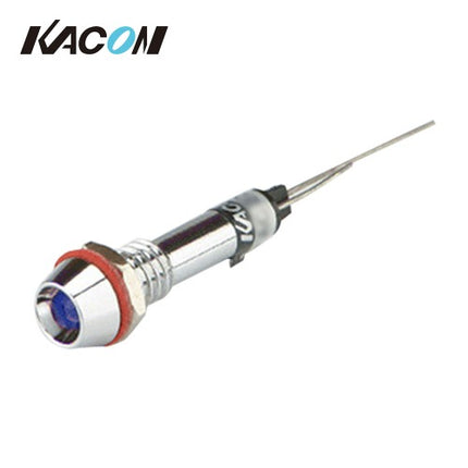 KACON Pilot Lamp Indicator, Ø6, AC/DC24V, Blue (Pack of 50) KL0624B