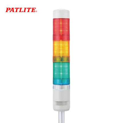 PATLITE Signal Tower Light, LED, Adjustable Angle Bracket, 3-Tier MR4-302Q-RYG