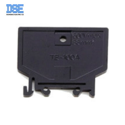 DONGSEO Terminal Block Side Plate Separator, Set of 2, LR 1 Set, 1 Bag of 50 Sets (Pack of 100) DSTP-100A