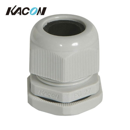 KACON Cable Gland, Cord Lock Connector, Gray (Pack of 50) KA-PG27G