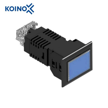 KOINO LED Cluster Indicator Light, Square, Blue, 1x1, 1 Cell KH-5040L-DC110NCK