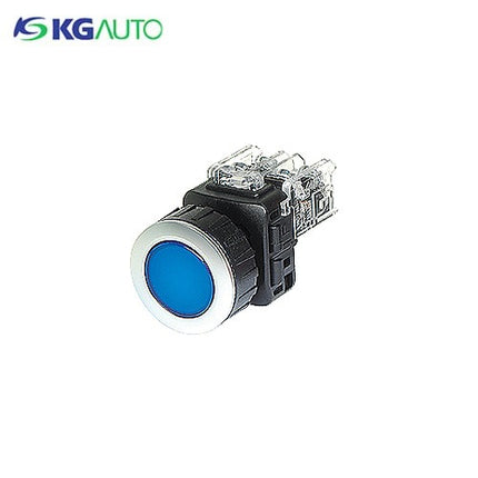 KG AUTO Push Button Switch, Non-Illuminated, Ø30mm, Green, Maintained, KGF-LA1G 1a1b
