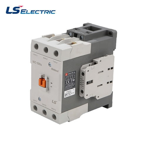 LS ELECTRIC Magnetic Contactor, MC-100a, AC24V 2a2b