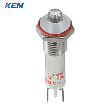 KEM KEM LED Indicator Light, Ø8mm, High-Brightness, DC24V, White KLHRAU-08D24-W