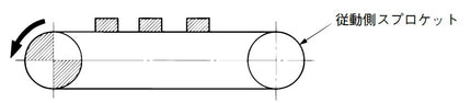 TSUBAKI Sprocket RS80-2A