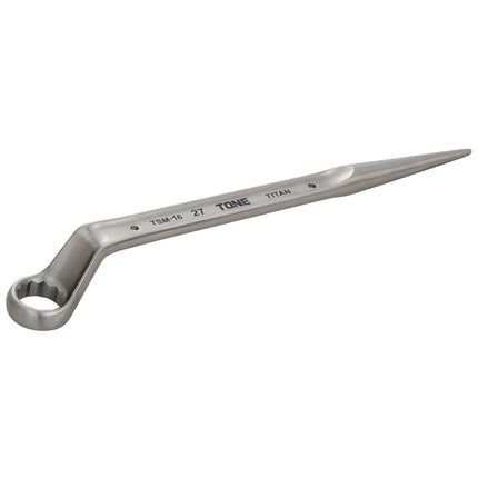 TONE Titanium Box Wrench with Spud, TSM