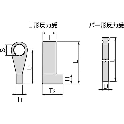 TONE Reaction receiver/for power wrench