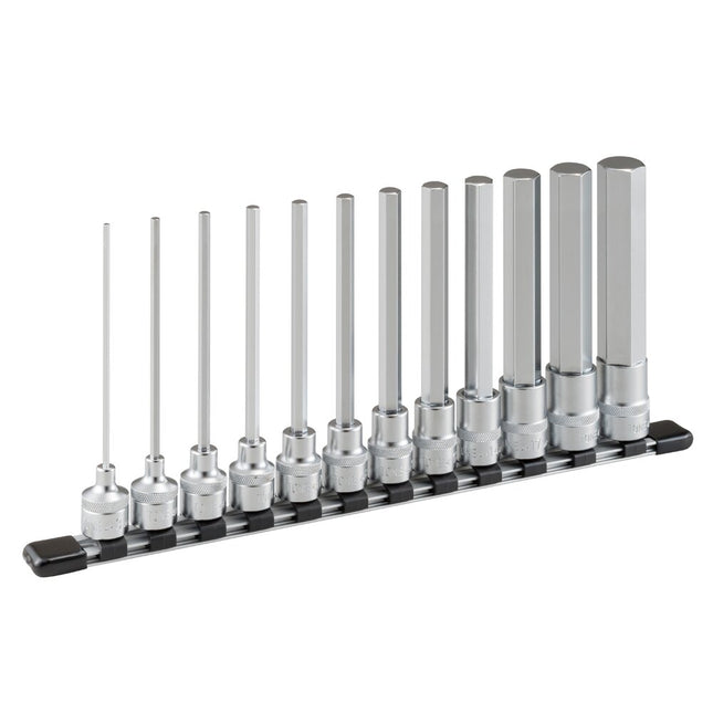 TONE 1/2" Drive Long Hex Bit Socket Set HH412LL