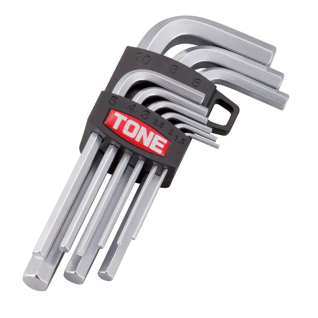 TONE Hard Chrome Standard Hex Key Set (AS900)