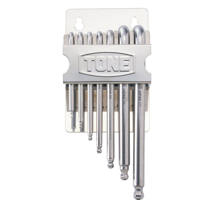 TONE SUS Long Ball-Point L-Wrench Set, 7 pcs SBL700