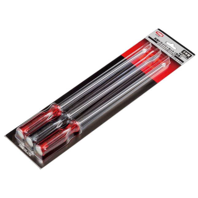 TONE Through-Tang Long Screwdriver Set (KLD3)