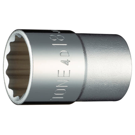 TONE Socket (12-Point Type) 12.7mm Drive 4D-18HP