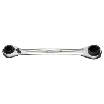 TONE 4WAY Ratchet Box Wrench, Single, RMW