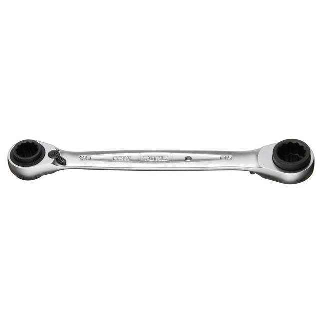 TONE 4WAY Ratchet Box Wrench, Single, RMW