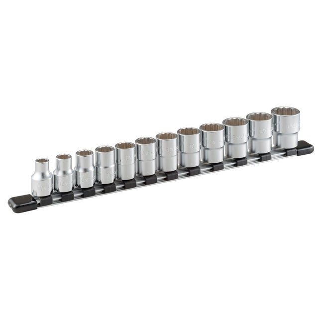 TONE 1/2" Drive 12-Point Hand Socket Set HDB412