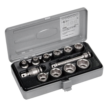TONE Impact Socket Set (with Metal Tray) NV3102