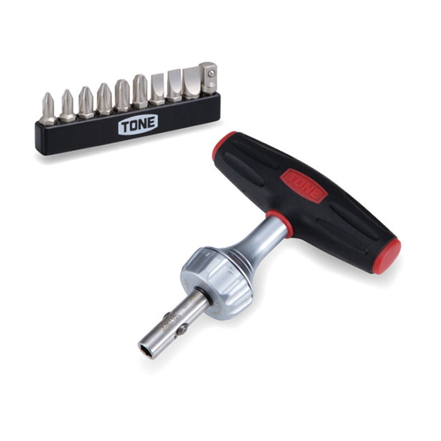 TONE T-Type Ratchet Screwdriver Set (RDT10S)