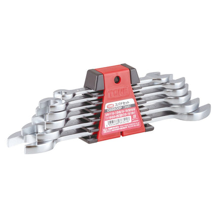 TONE Double Open End Wrench Set (Inch Type) DSB600P