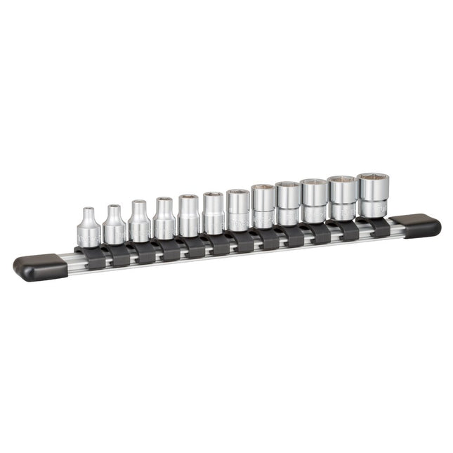 TONE 1/4" Drive 6-Point Hand Socket Set (HS212)